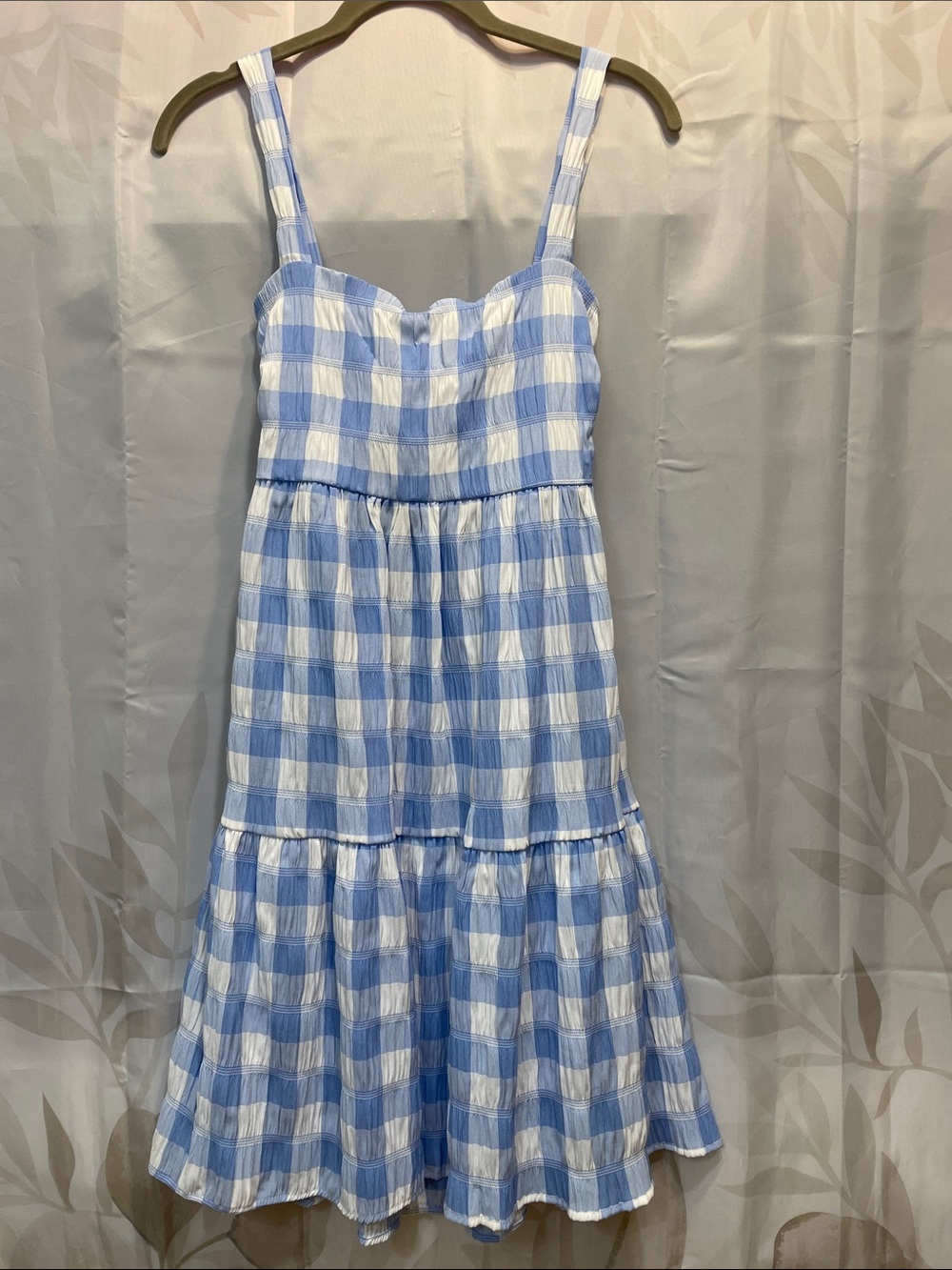 Blue and White Gingham Sundress